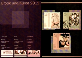 Ersttagskarte, Briefmarken