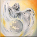 Hand painted oil paintings, spiritual paintings, angel paintings
Angel of World Peace Angel Art